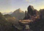 Thomas Cole Scene from The Last of the Mohicans Cora Kneeling at the Feet of Tamenund (mk13) Sweden oil painting artist